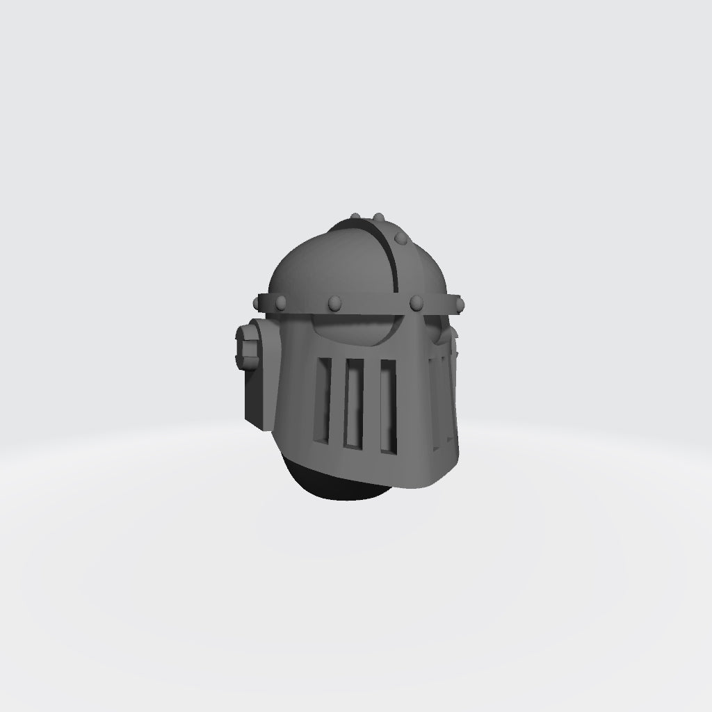 Space Marine 30K JoyToy MKIII Iron Warriors Helmet