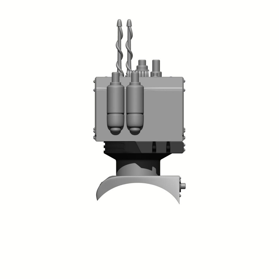 Combat Medic Backpack Communications Sensor Array resin accessory compatible with most JoyToy 1:18 scale armored action figures from 18th Scale Armory.