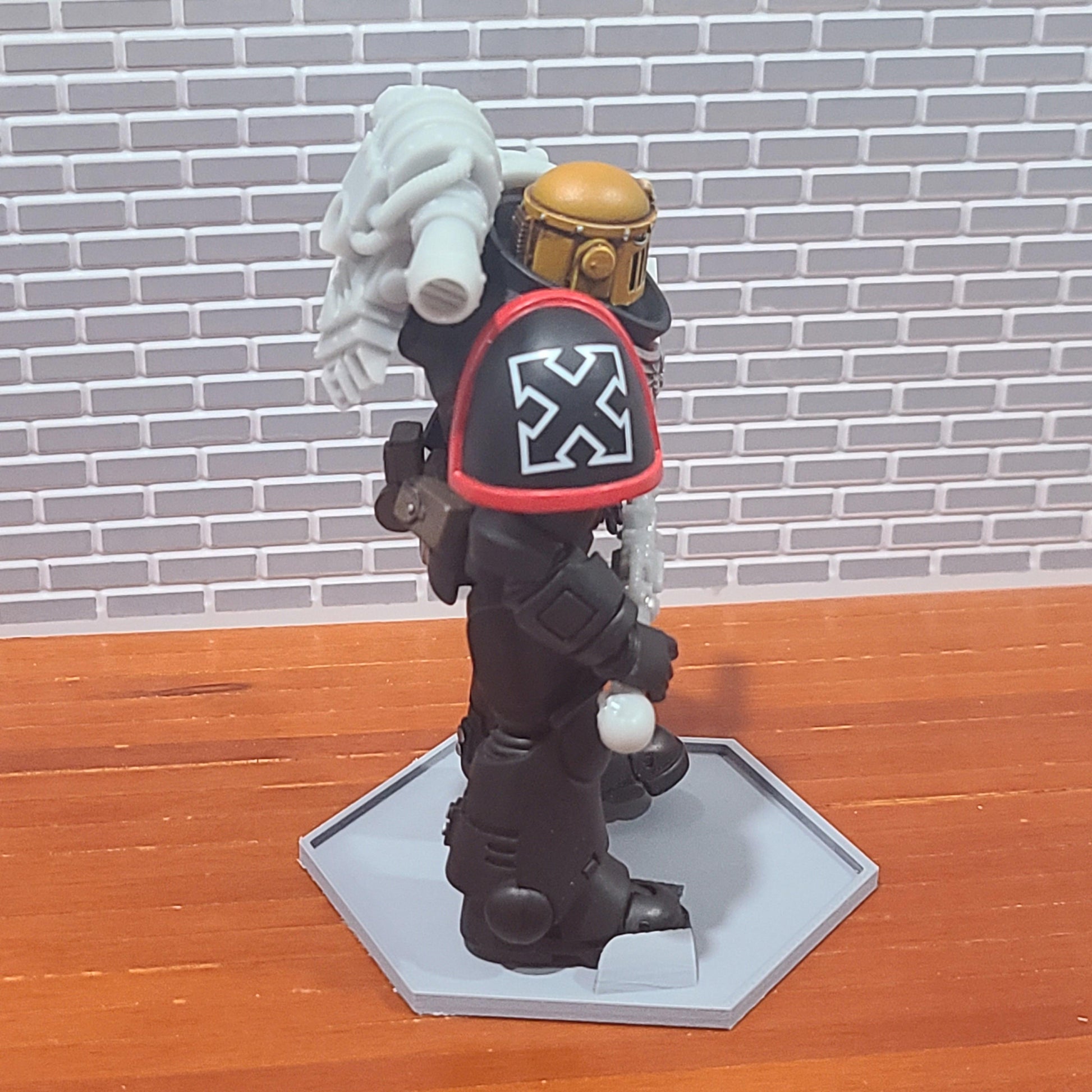 Raven Guard Hex Bases Compatible with JoyToy Warhammer 40K Space Marine Action Figures