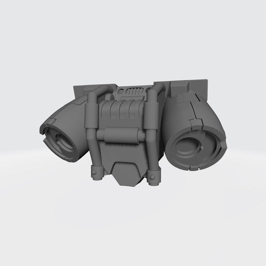 18th Scale Armory JoyToy Mark 7 Mars Pattern Jump Pack on Digital Back