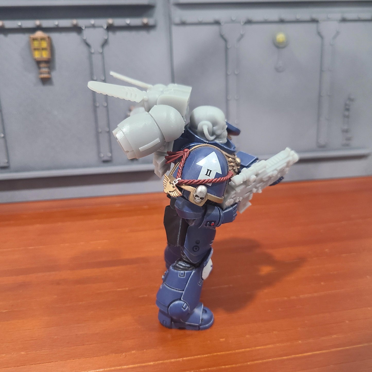 18th Scale Armory JoyToy Primaris Space Marine Jump Pack Ultramarine Right