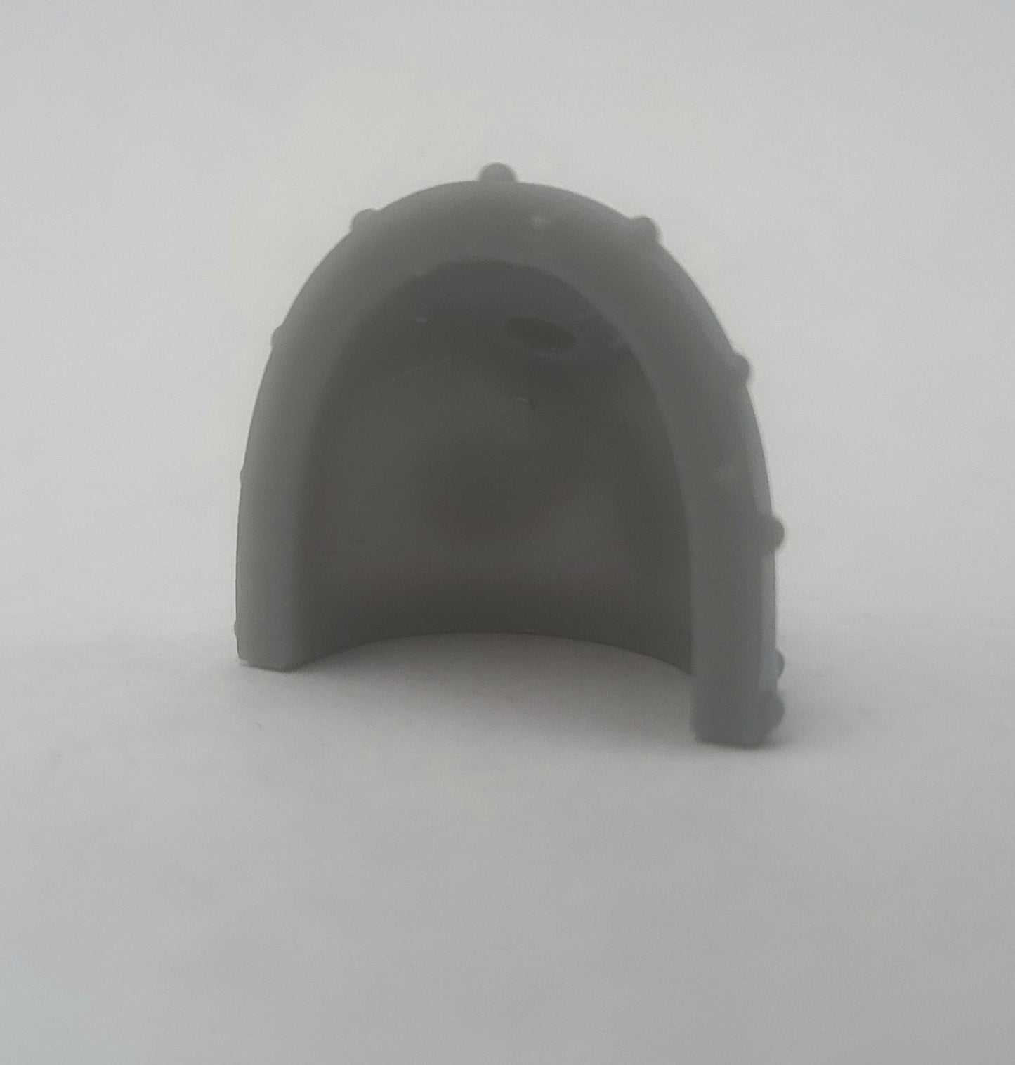 Fell Blooded Chapter Heraldry MKVII Shoulder Pad Studded compatible with JoyToy Space Marine Action Figures by 18th Scale Armory Rear