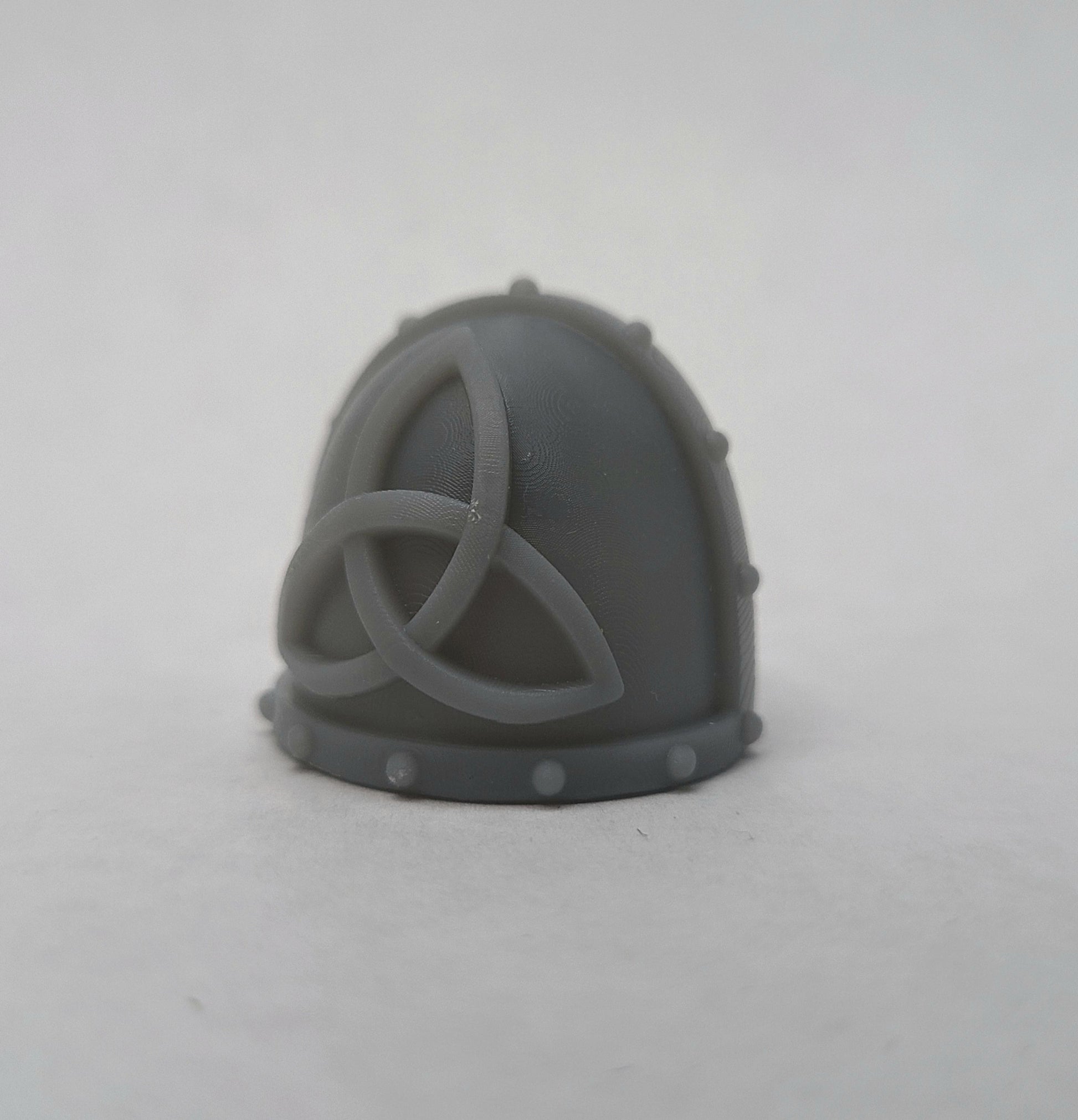 Fell Blooded Command MKVII Shoulder Pad Studded compatible with JoyToy Space Marine Action Figures by 18th Scale Armory