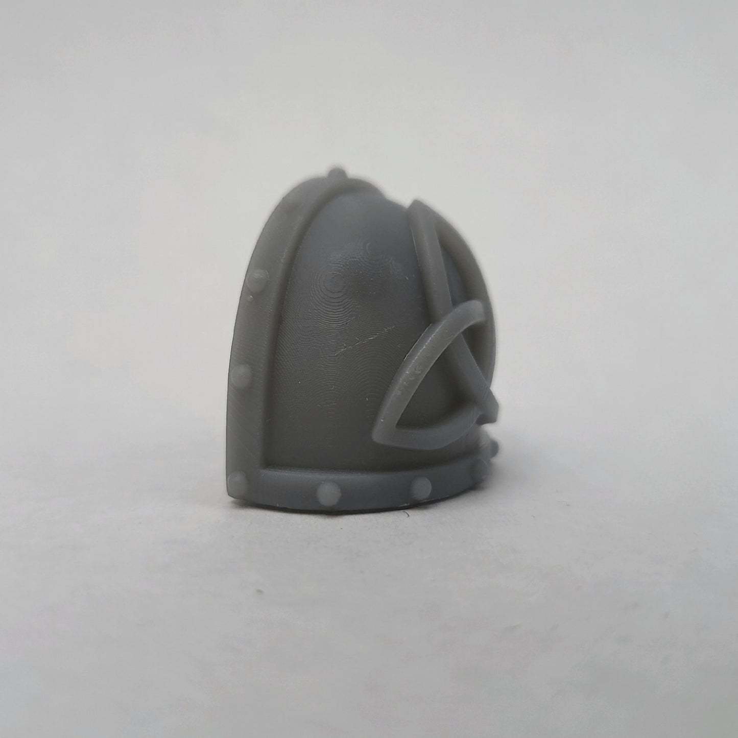 Fell Blooded Command MKVII Shoulder Pad Studded compatible with JoyToy Space Marine Action Figures by 18th Scale Armory