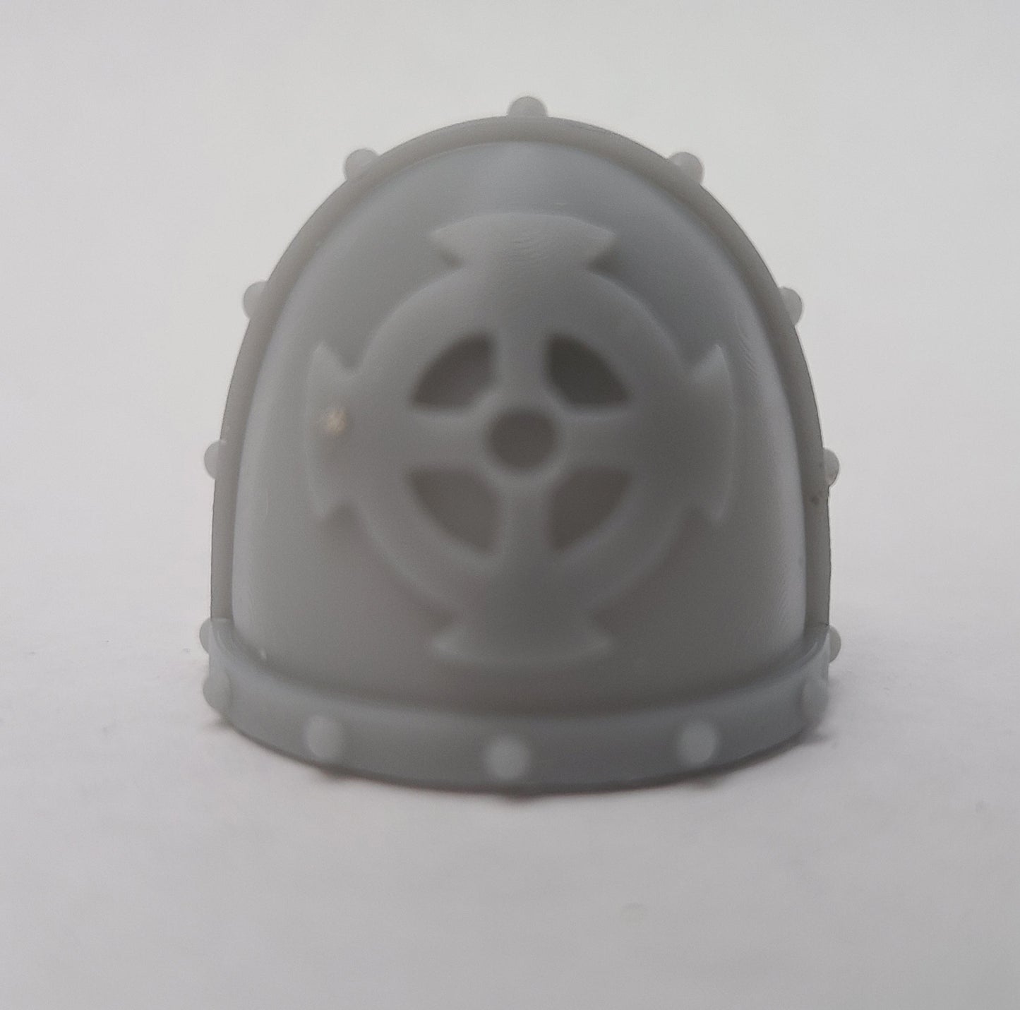 Fell Blooded Culann Blades MKVII Shoulder Pad Studded compatible with JoyToy Space Marine Action Figures by 18th Scale Armory