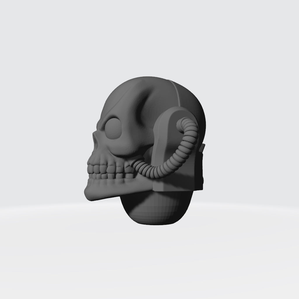 Chaplain Skull Helmet: Helmet Swap is compatible with JoyToy Warhammer 40K Space Marine Action Figures