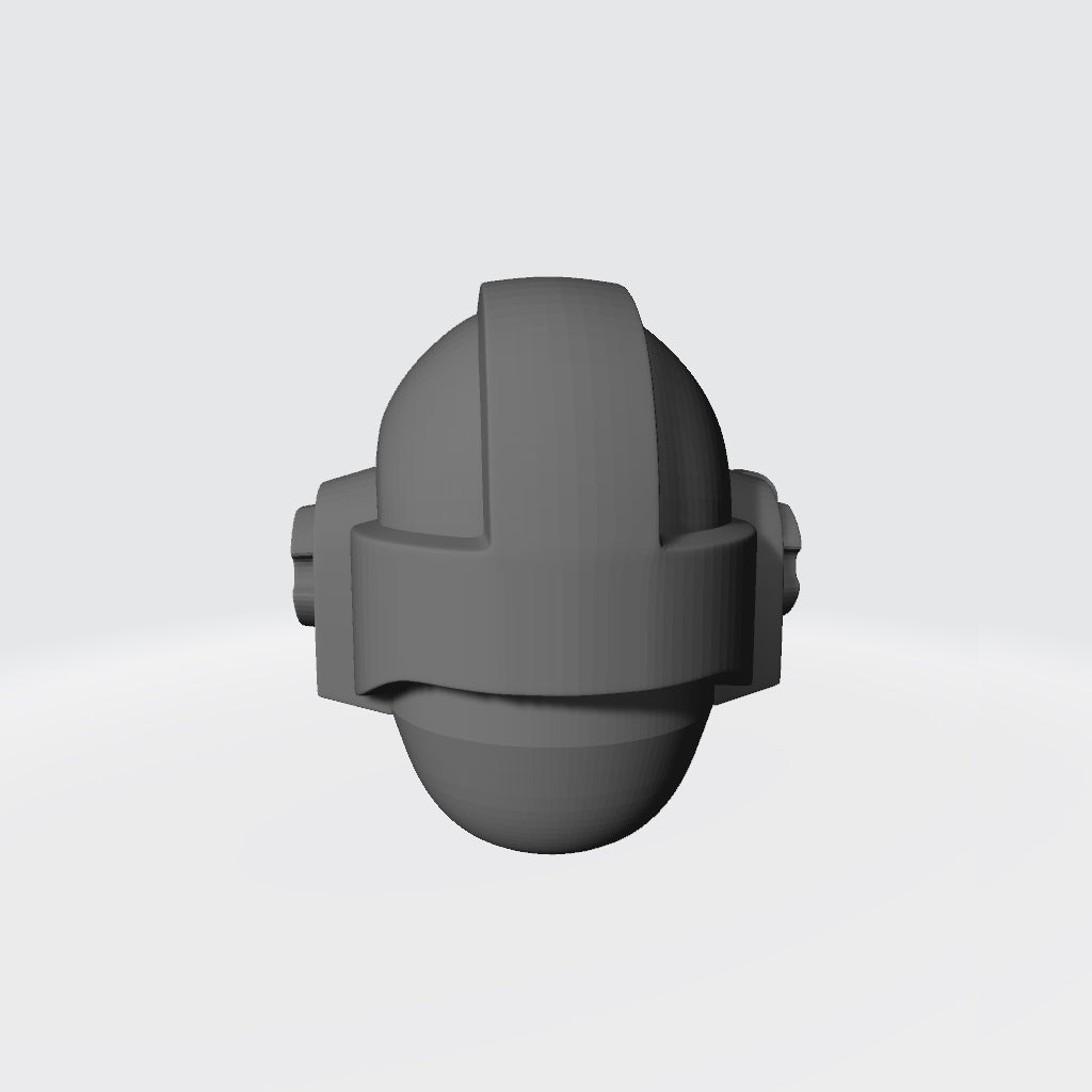 Raven Legion MK IV Helmet: Gen: 4 Helmet for Warhammer 40K JoyToy Compatible Space Marine 1:18 Action Figure 4" Custom Part