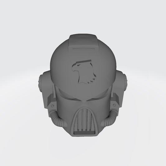 Raptors Chapter Mark VII Helmet for JoyToy Grimdark Marine Action Figures Custom 1:18th Scale Parts