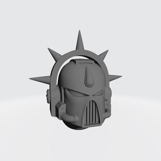 Sanguis Legion Sanguinary Angel Helmet: Death Mask Helmet Swap for JoyToy Space Marine Action Figures Custom 1:18th Scale Parts