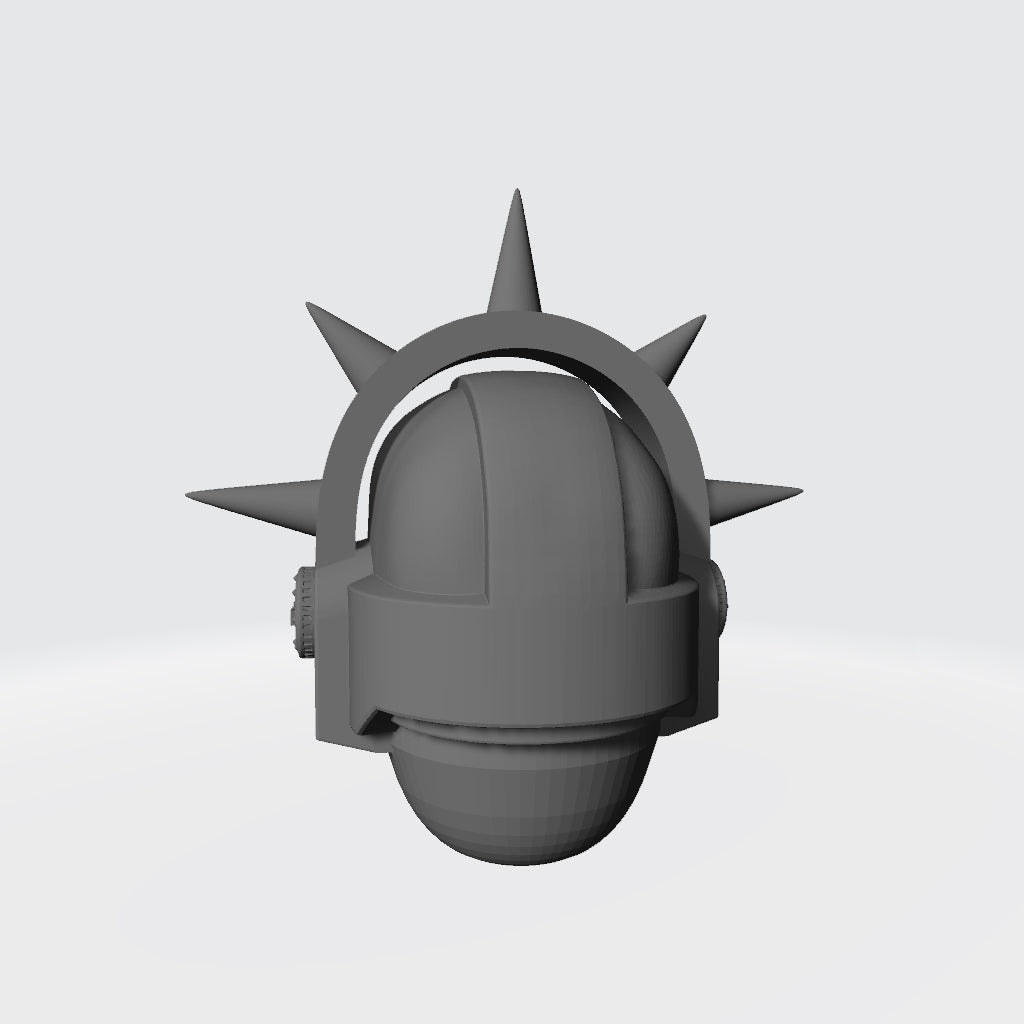 Sanguis Legion Sanguinary Angel Helmet: Death Mask Helmet Swap for JoyToy Space Marine Action Figures Custom 1:18th Scale Parts