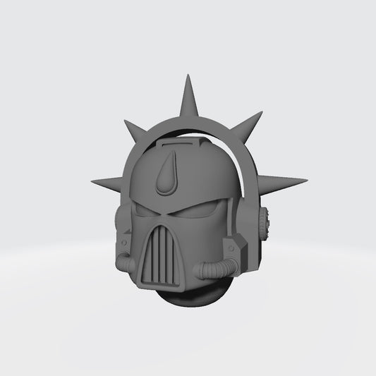 Sanguis Legion Sanguinary Angel Helmet: Death Mask Helmet Swap for JoyToy Space Marine Action Figures Custom 1:18th Scale Parts