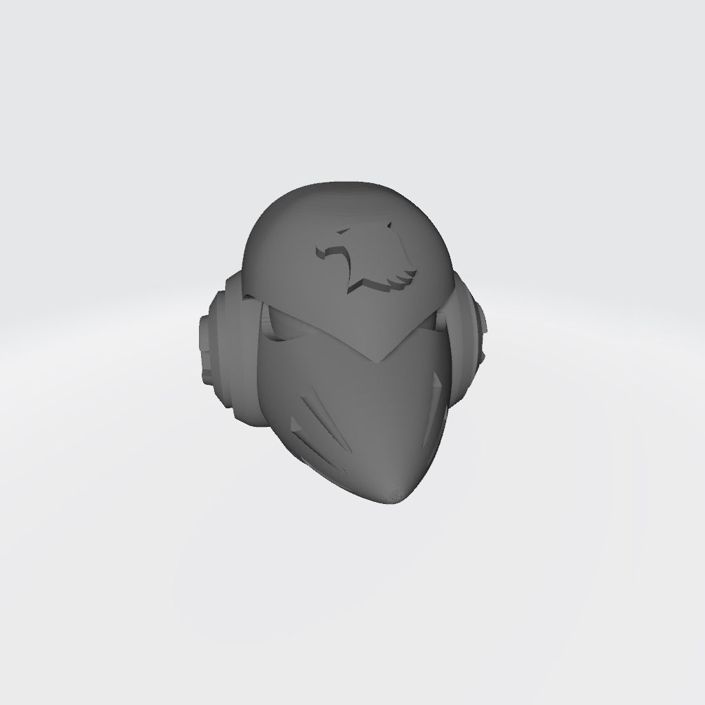 Raptors Chapter MKVI Corvus Helmet for JoyToy Loyalist Marine Action Figure Custom 1:th Scale Head Swap