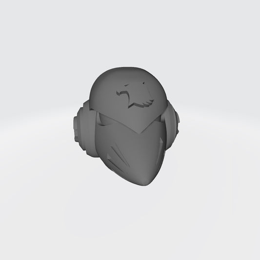 Raptors Chapter MKVI Corvus Helmet for JoyToy Loyalist Marine Action Figure Custom 1:th Scale Head Swap