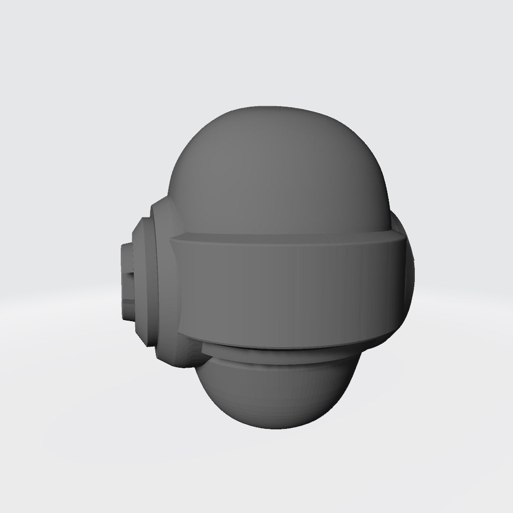 Back of the Dark Angels Grimm Legion MKVI Corvus Helmet