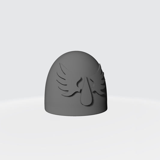 Blood Angels MKVI Shoulder Pad for JoyToy Warhammer 40K Space Marines by 18th Scale Armory