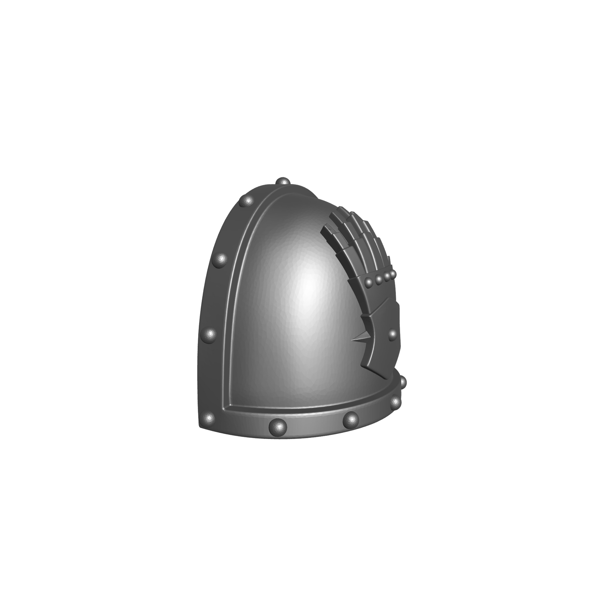 Iron Hands Hands Legion MK VII Shoulder Pad for JoyToy Loyalist Marine Action Figures Custom 1:18th Scale Pauldron