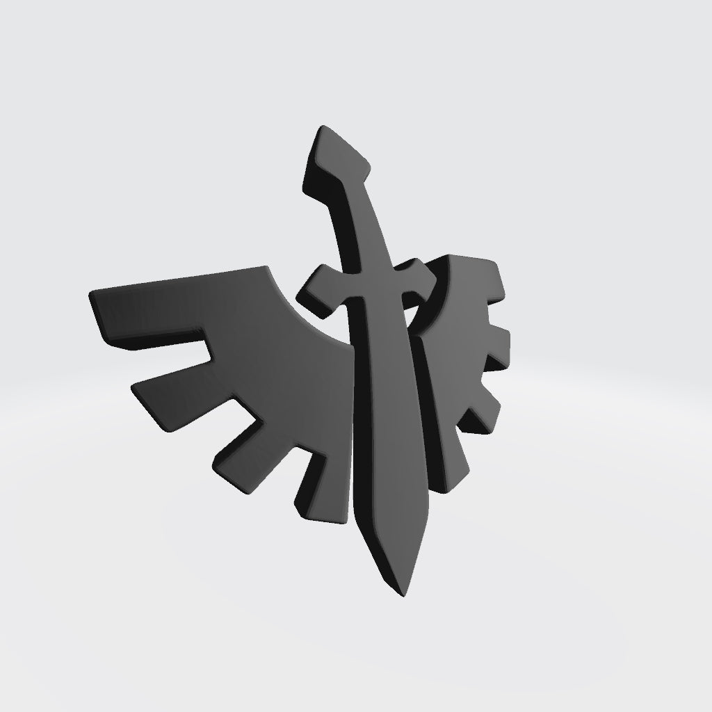 Dark Angels Grimm Legion Shoulder Pad Decal