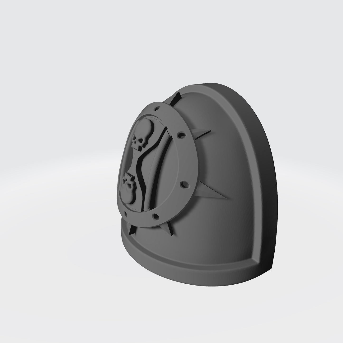 Left Angle of the Dreadwing MKIV Shoulder Pad: Gen: 4 Pauldron Compatible with JoyToy Warhammer 40K Space Marine 1:18 4" Action Figures