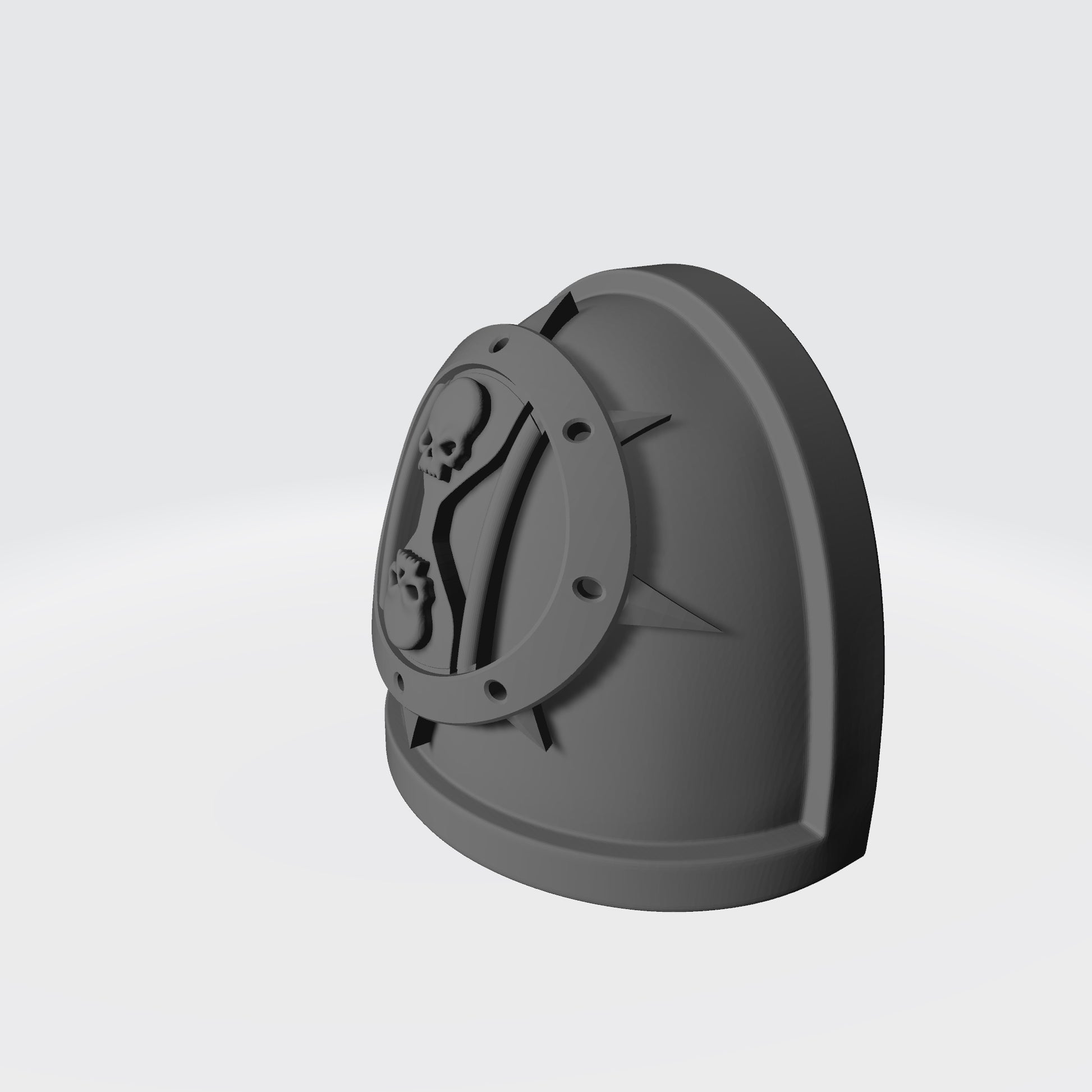 Left Angle of the Dreadwing MKIV Shoulder Pad: Gen: 4 Pauldron Compatible with JoyToy Warhammer 40K Space Marine 1:18 4" Action Figures