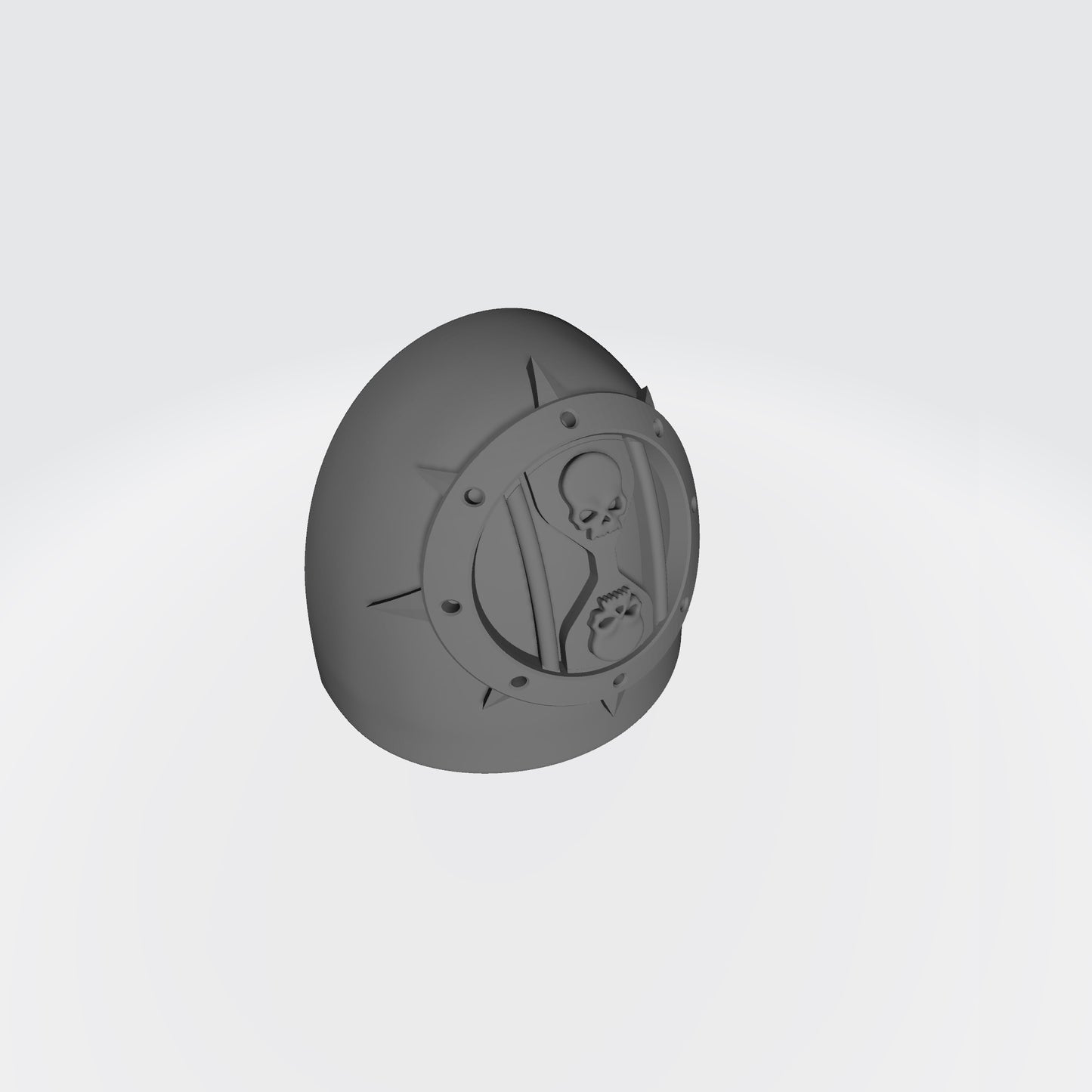 The 18th Scale Armory Dreadwing MKV Shoulder Pad Gen: 5 Pauldron Flat is compatible with the Dark Angels Legion JoyToy Space Marines*, from the Heresy era.