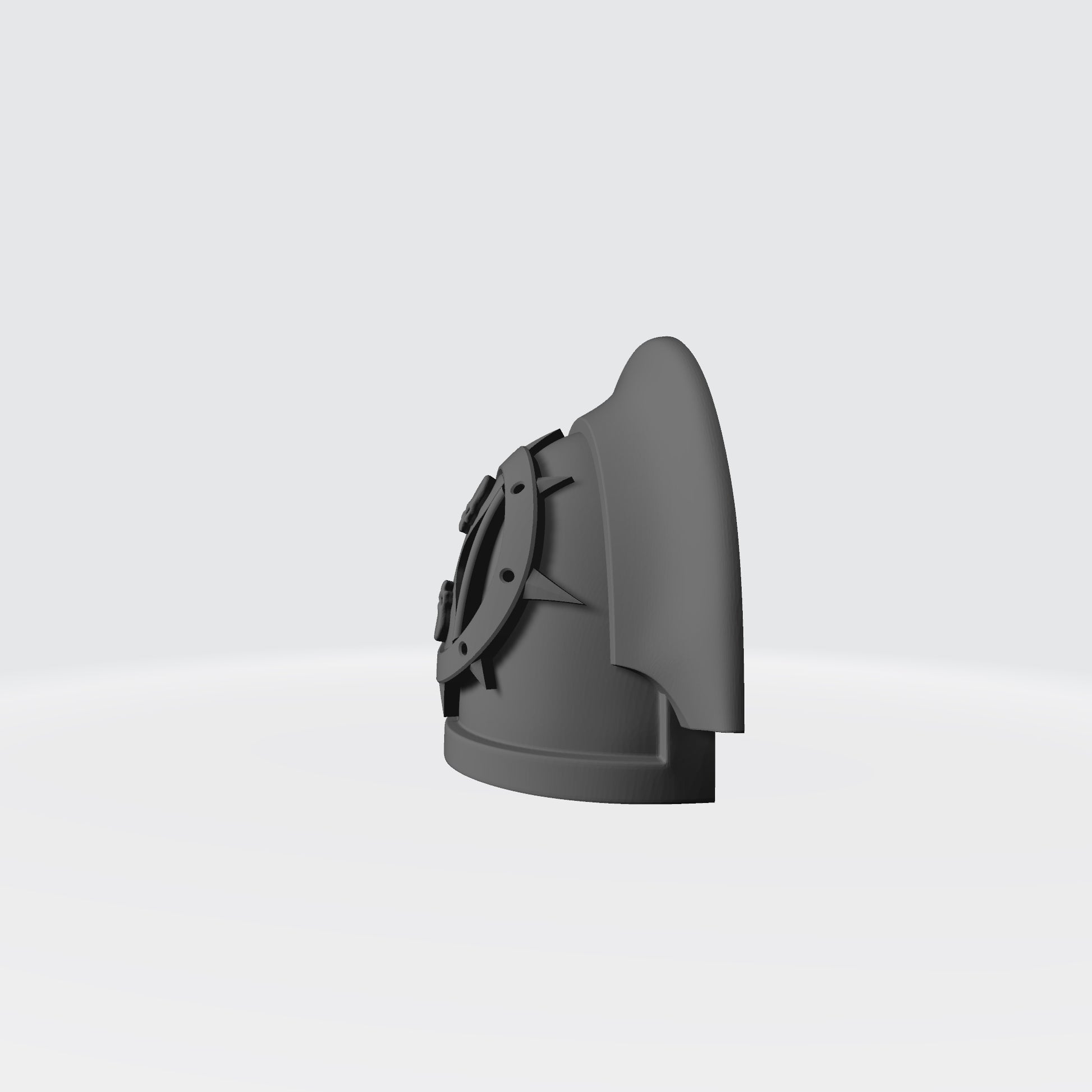 The Left Angle Dreadwing MKIII Shoulder Pad Gen: 3 Pauldron Sword Breaker Full is compatible with the Dark Angels Legion JoyToy 1:18th Scale Space Marines*, from the Heresy era.
