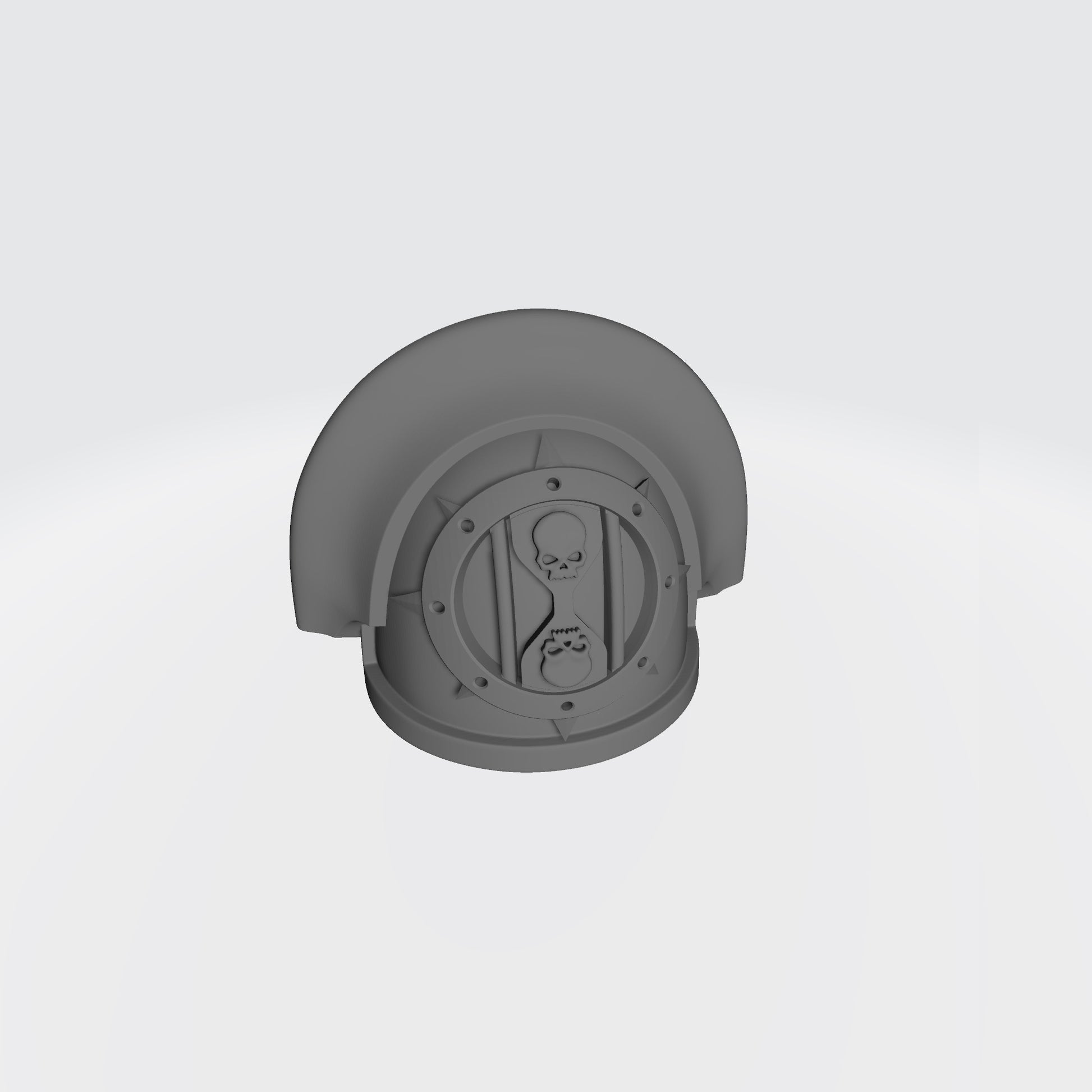 The 18th Scale Armory Dreadwing MKIII Shoulder Pad Gen: 3 Pauldron Sword Breaker Full is compatible with the Dark Angels Legion JoyToy Space Marines*, from the Heresy era.