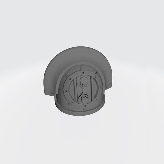 The 18th Scale Armory Dreadwing MKIII Shoulder Pad Gen: 3 Pauldron Sword Breaker Full is compatible with the Dark Angels Legion JoyToy Space Marines*, from the Heresy era.