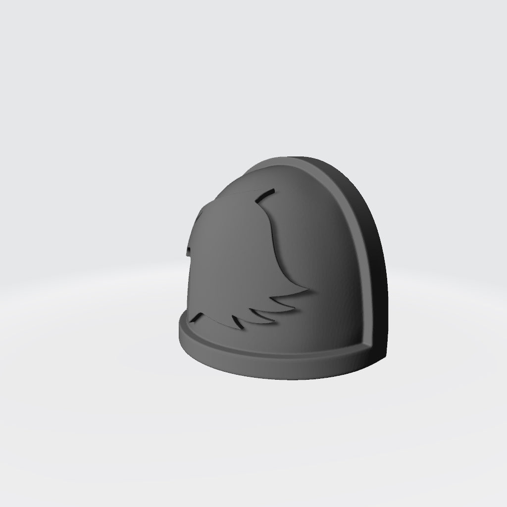 Raptors Chapter MKIV Shoulder Pad for JoyToy Grimdark Marine Action Figures