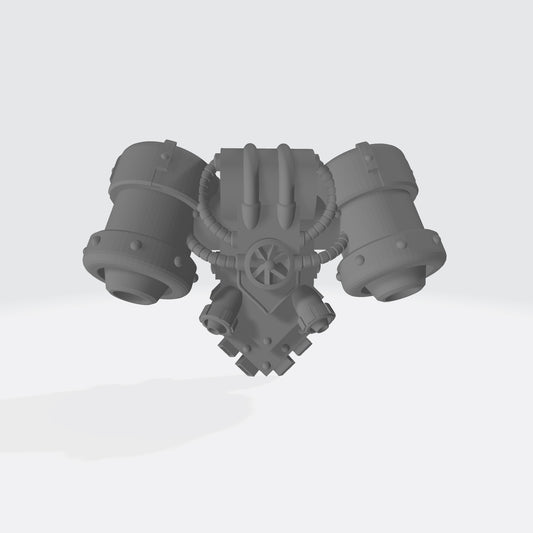 Battle Brother Assault Marine Mark III Jump Pack for JoyToy 30K Action Figures