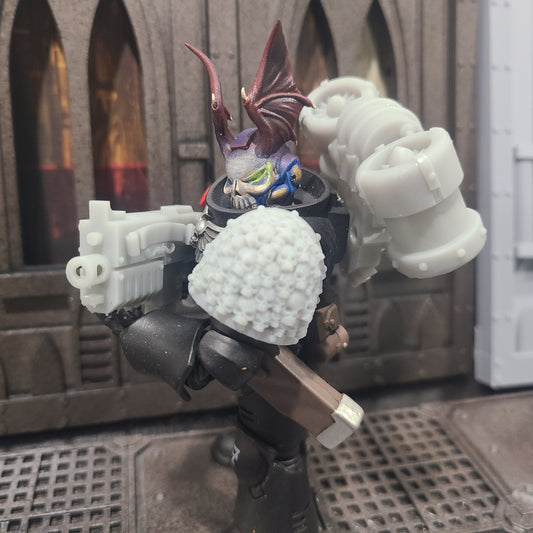 Battle Brother Assault Marine Mark III Jump Pack for JoyToy 30K Action Figures