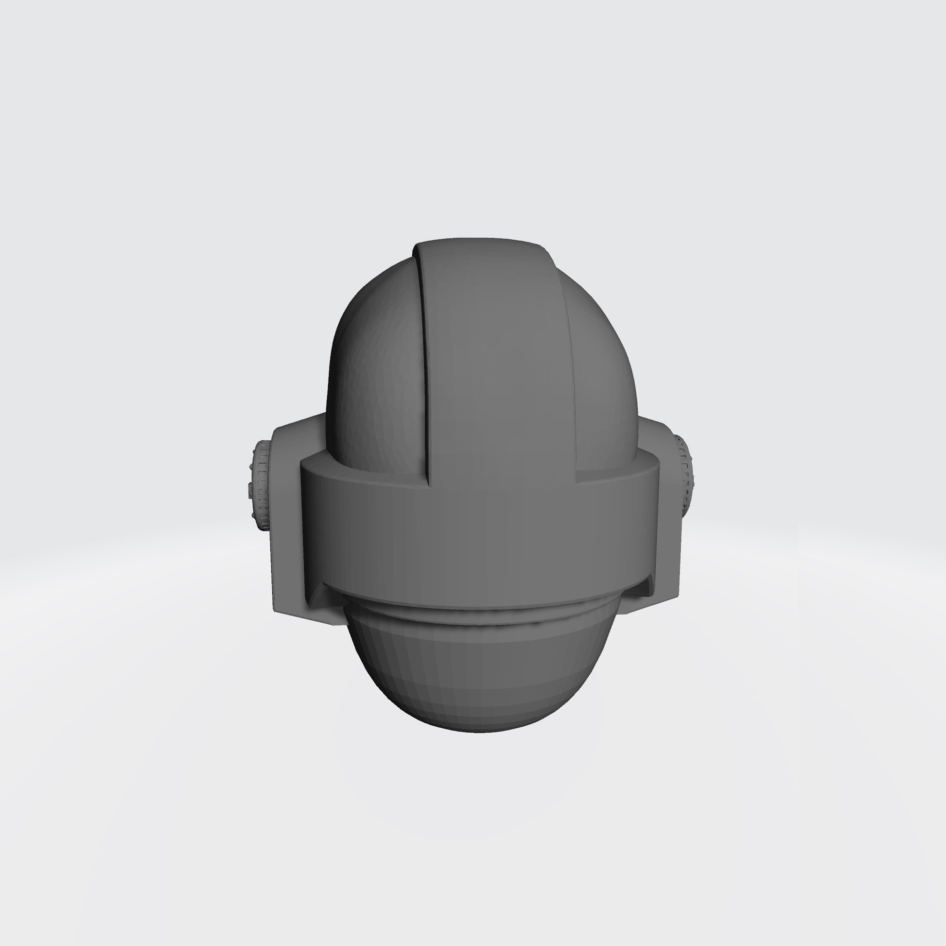 Mark VII Chaos Undivided Engraved Helmet for JoyToy Traitor Marine Action Figures Custom 1:18th Scale Head Swap