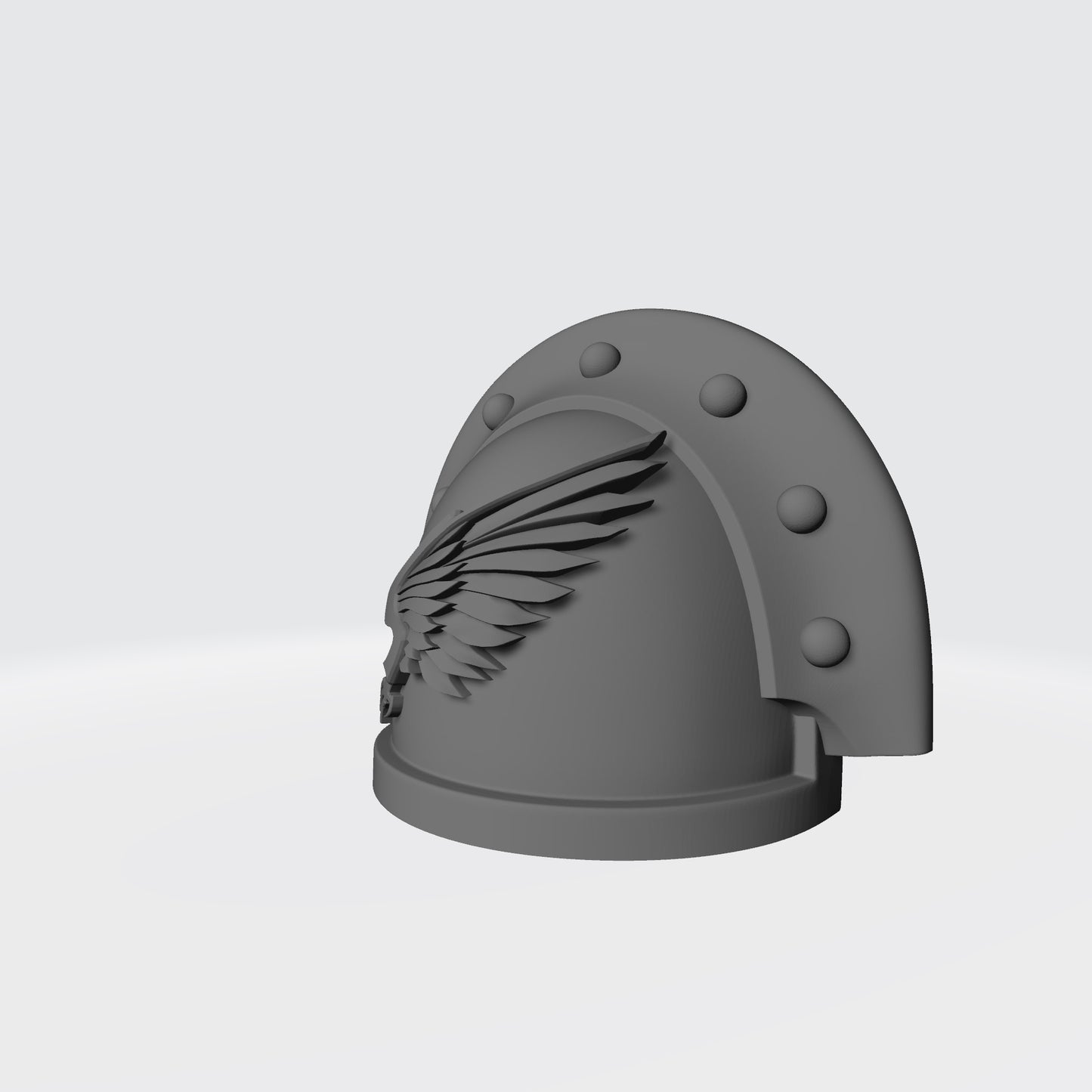 Emperor's Children MKIII Shoulder Pad Full Ridge Studded Rivets compatible with JoyToy Space Marine Action Figures