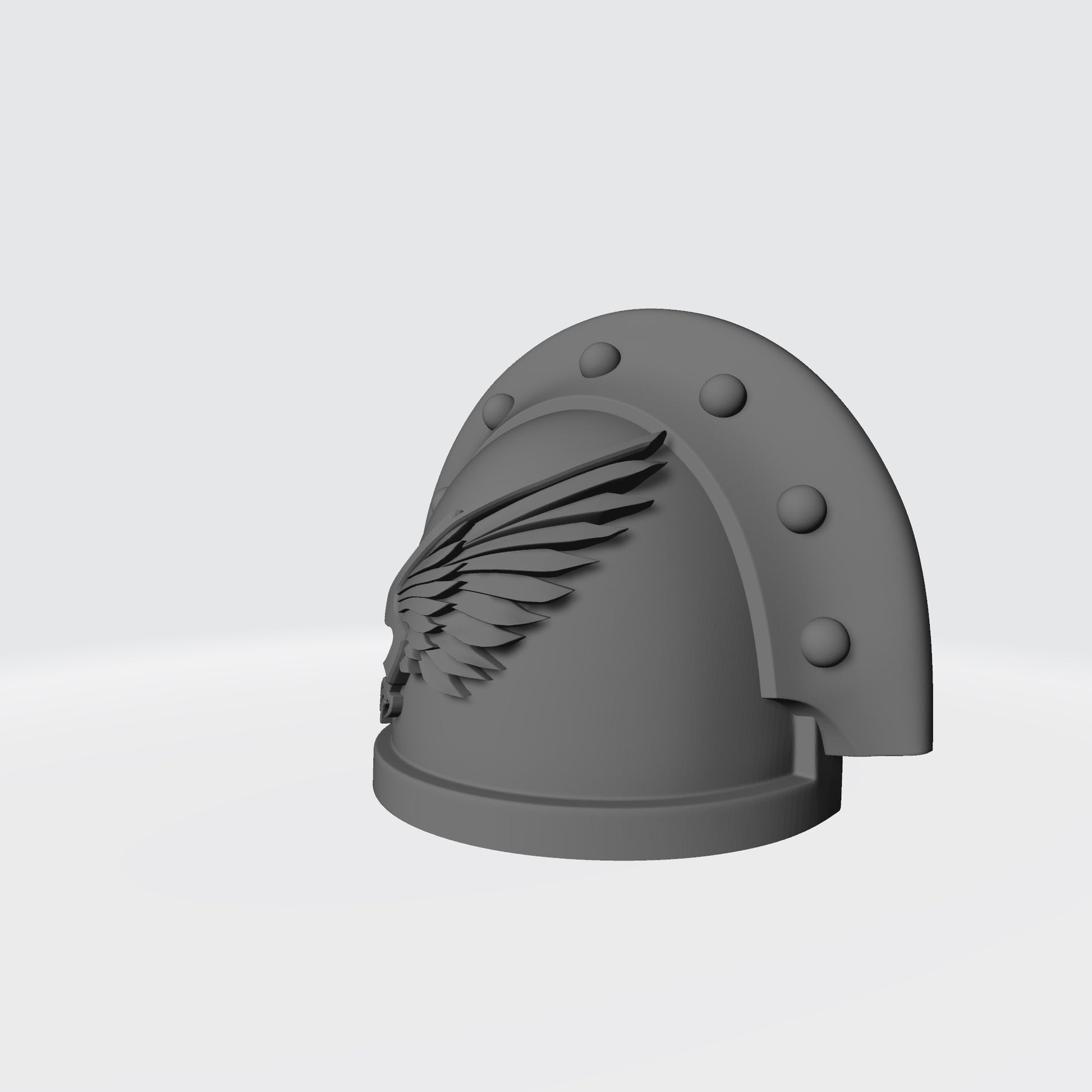 Emperor's Children MKIII Shoulder Pad Full Ridge Studded Rivets compatible with JoyToy Space Marine Action Figures