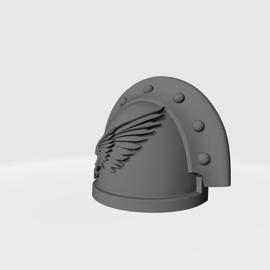 Emperor's Children MKIII Shoulder Pad Full Ridge Studded Rivets compatible with JoyToy Space Marine Action Figures