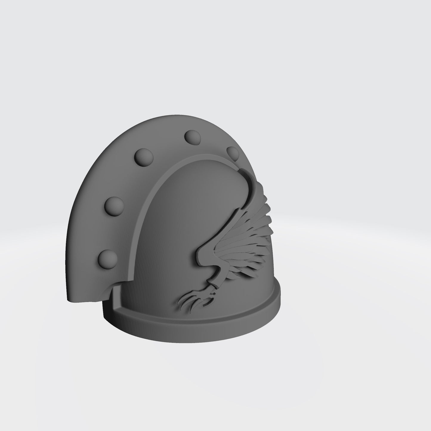 Emperor's Children MKIII Shoulder Pad Full Ridge Studded Rivets compatible with JoyToy Space Marine Action Figures