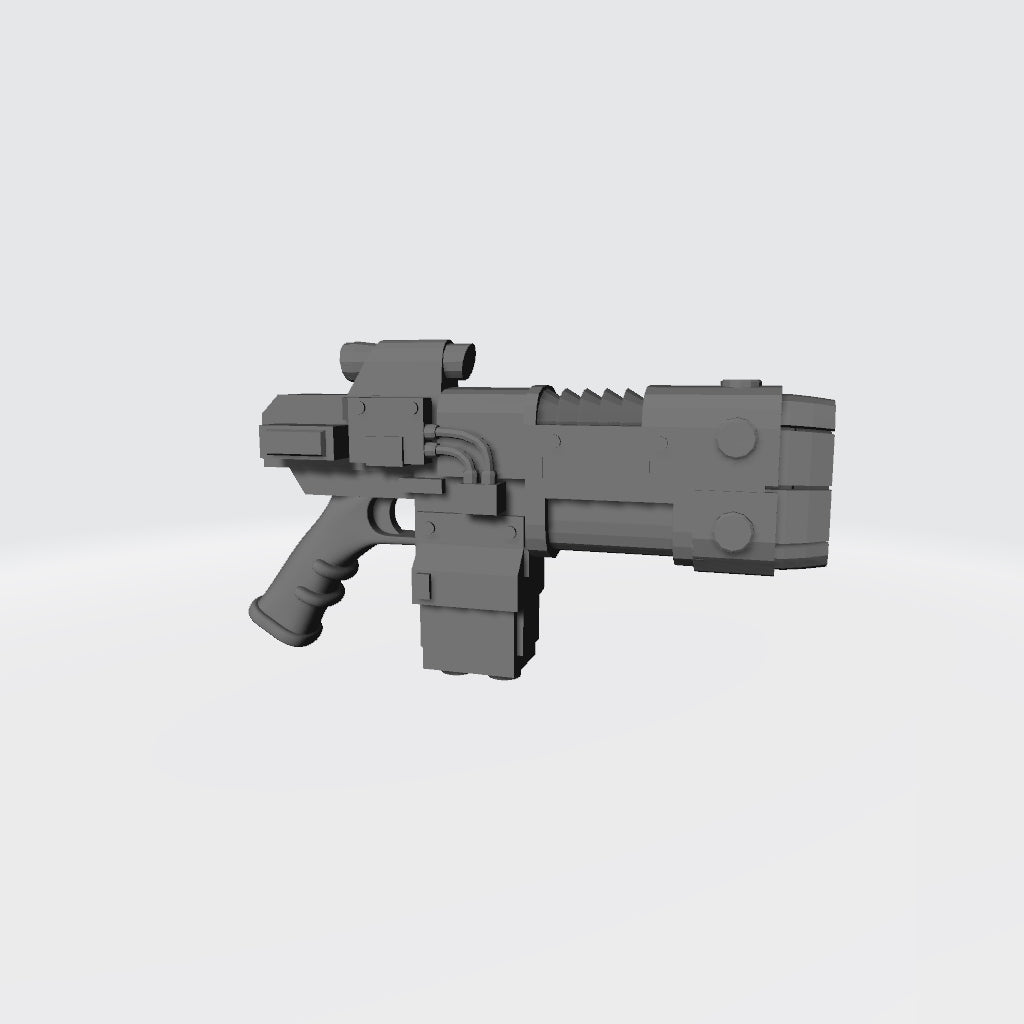 Volkite Serpenta Pistol: Ranged Weapon for JoyToy Grimdark Marine Action Figures Custom 1:18th Scale Parts