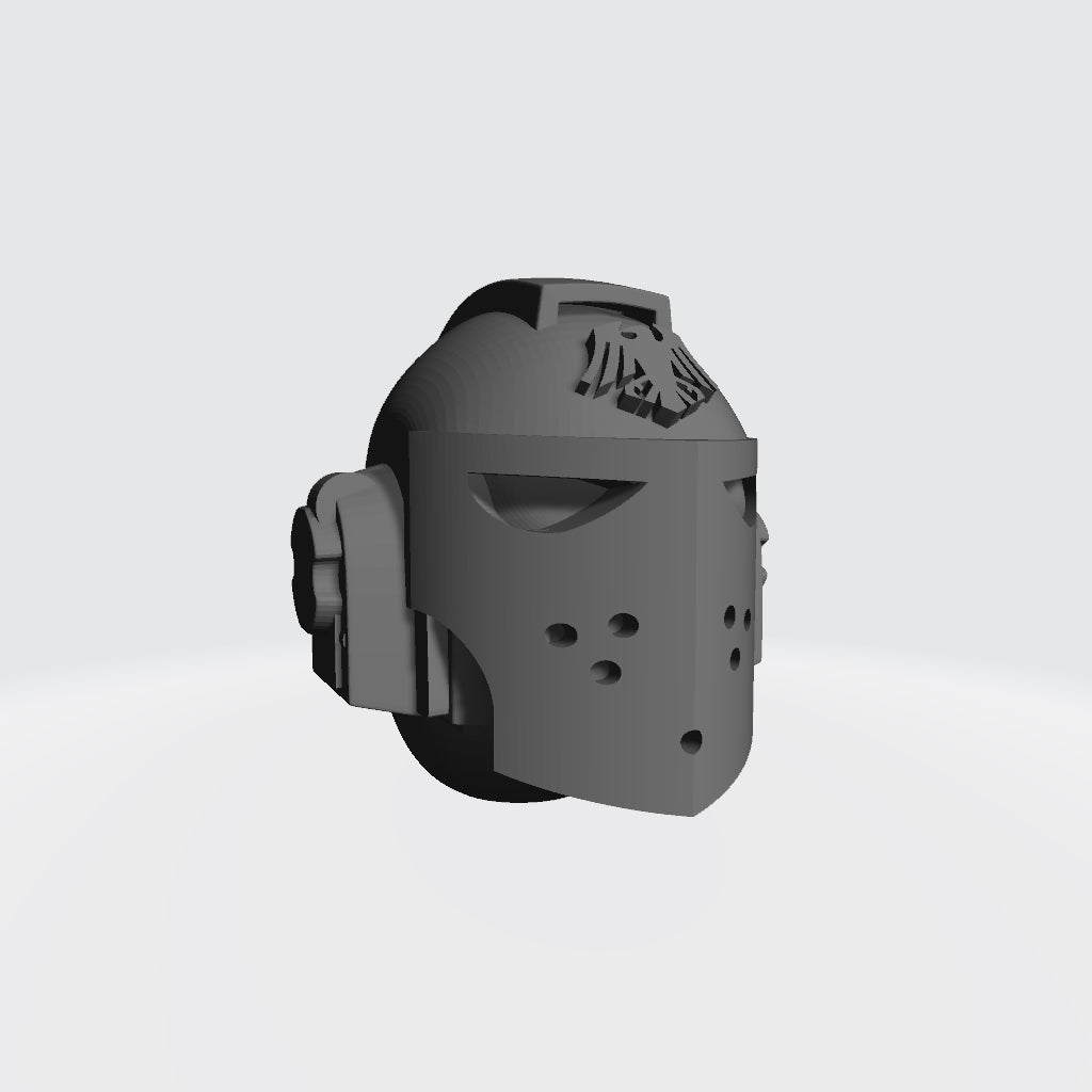 Raven Legion MK IV Helmet for JoyToy Starship Trooper Action Figure 1:18th Scale Custom Part