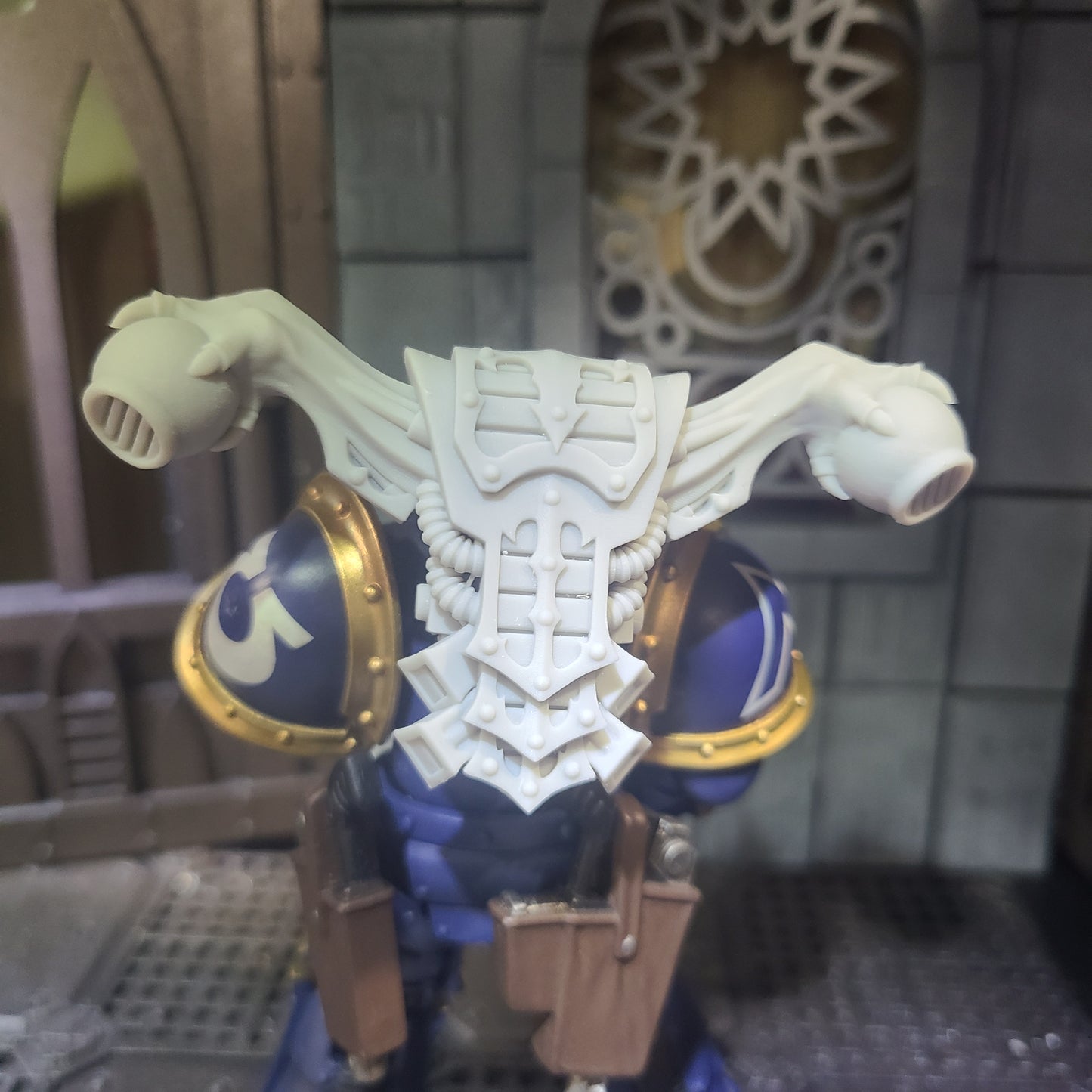 Thousand Sons Backpack for JoyToy Traitor Marine Action Figures Custom 1:18th Scale Parts