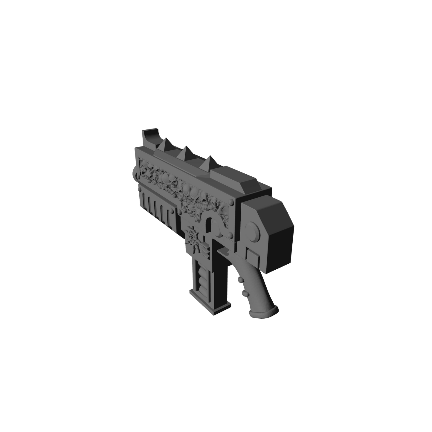 Chaos Bolter with Skull Inlay Star of Chaos Ver 1 for JoyToy Traitor Marine Action Figures Custom 1:18th Scale Parts