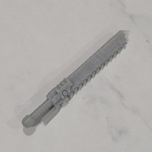 Standard Chainsword with Skull Pommel for JoyToy Space Marine Action Figures Custom 1:18th Scale Parts