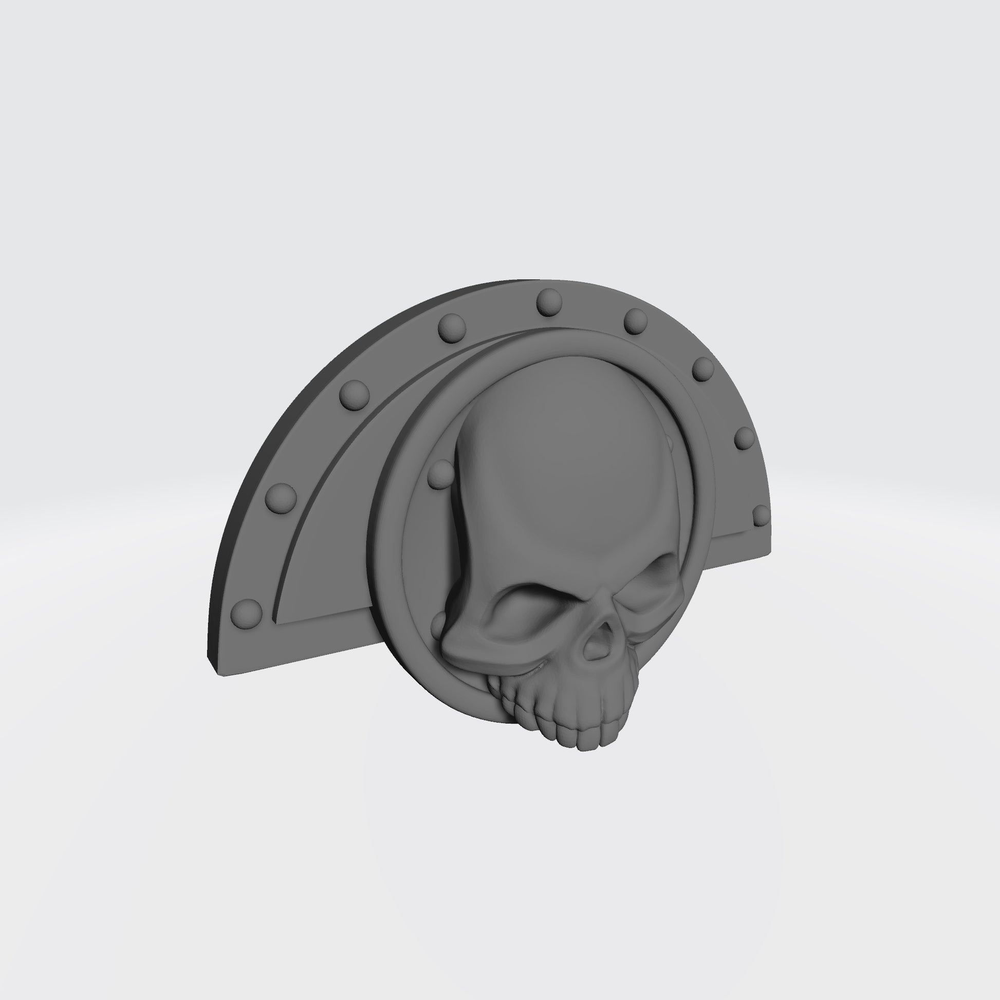 Deathwatch Armor Elbow Fan Plates with Skull and Shield for JoyToy Grimdark Marine Action Figures Custom 1:18th Scale Parts