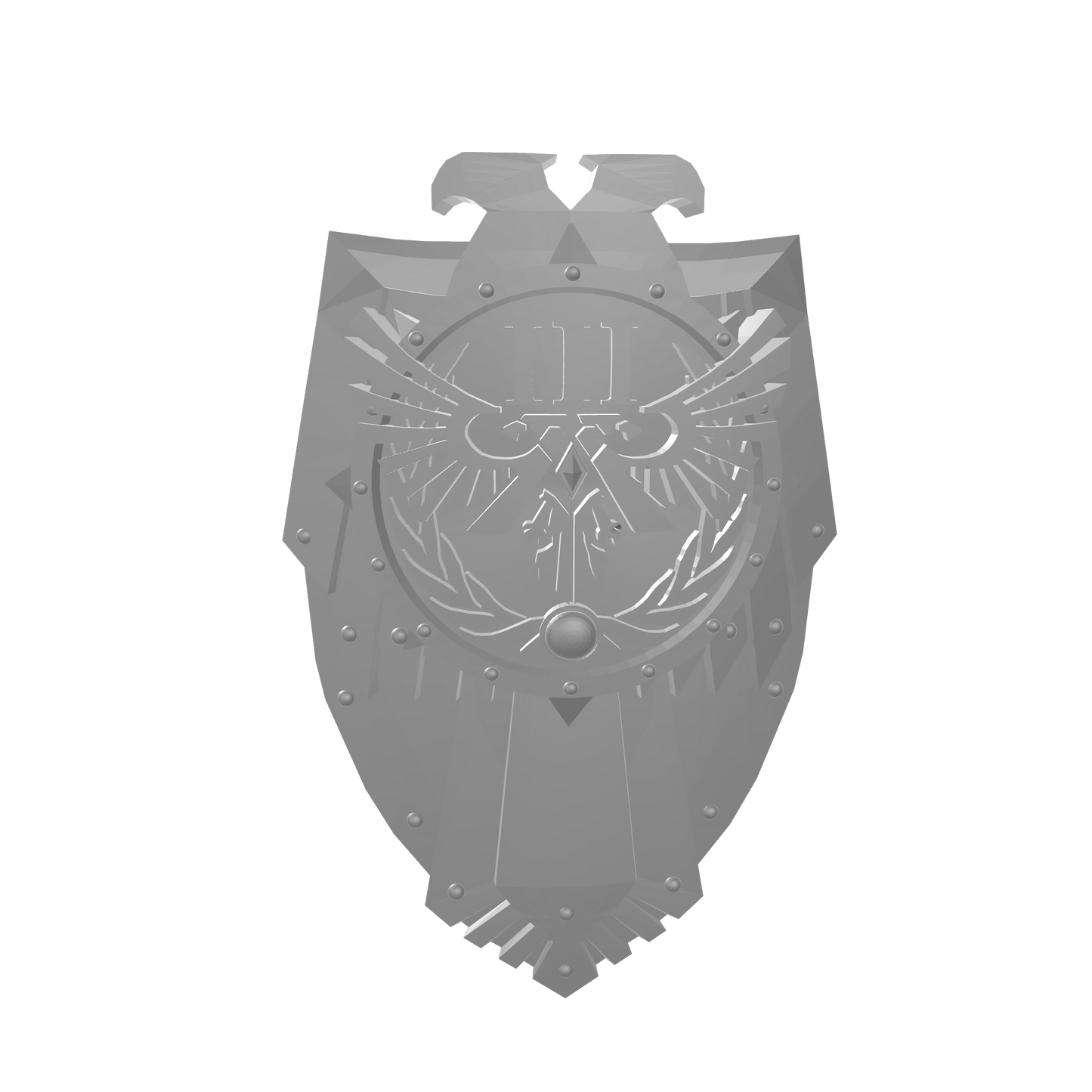Custom Emperor's Children Boarding Shield for JoyToy Space Marine Action Figures