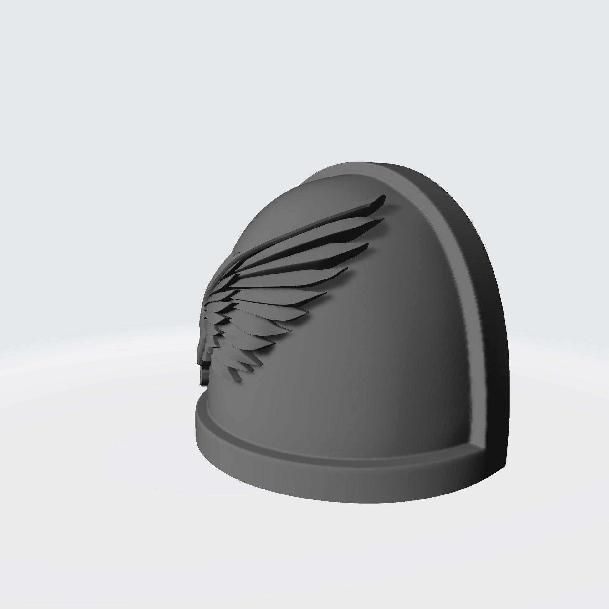 Emperor’s Children Legion MKIV Shoulder Pad Compatible with JoyToy Space Marine Action Figures Left Profile