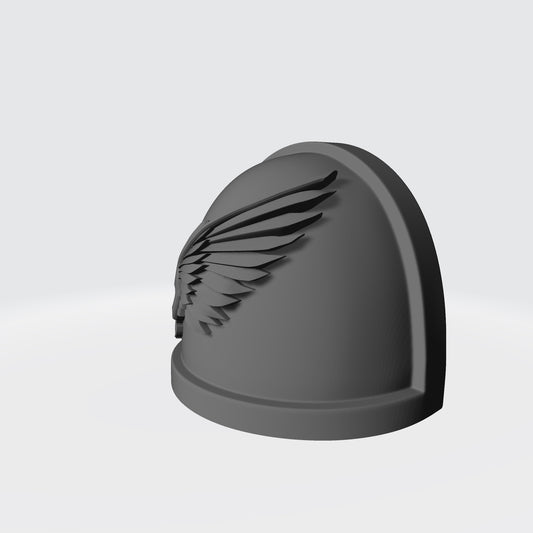 Emperor’s Children Legion MKIV Shoulder Pad Compatible with JoyToy Space Marine Action Figures Left Profile