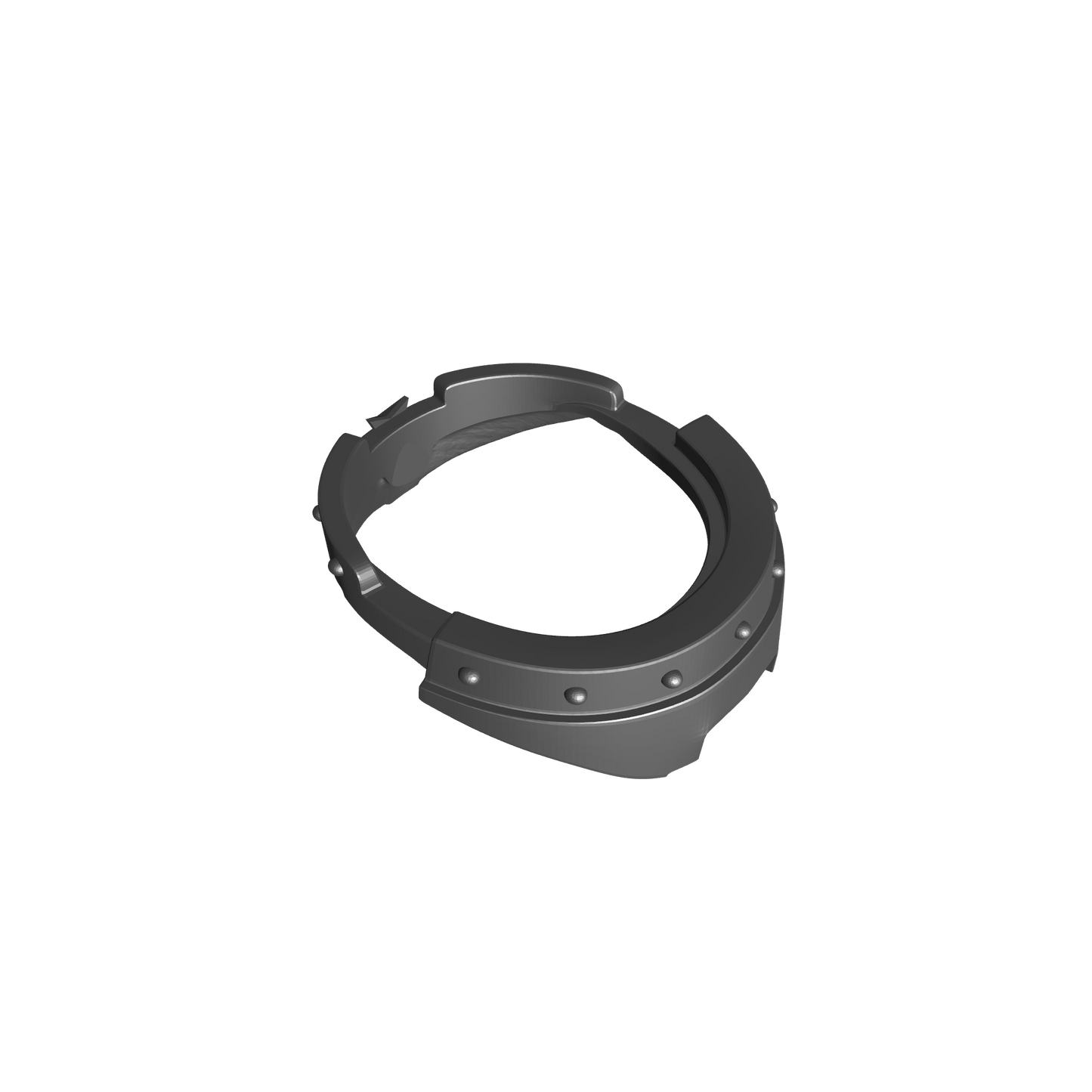 Black Templar Chapter Gorget for JoyToy Space Marine Action Figures Custom 1:18th Scale Part