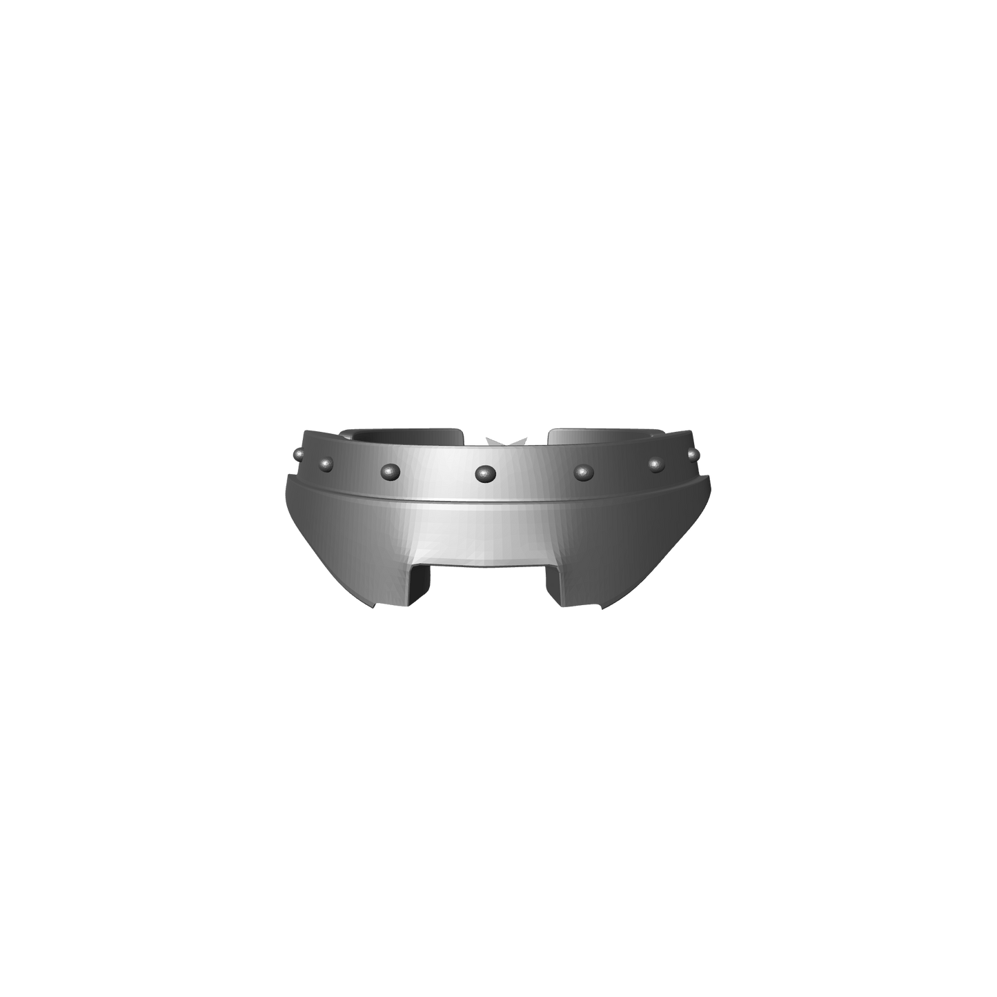 Black Templar Chapter Gorget for JoyToy Space Marine Action Figures Custom 1:18th Scale Part