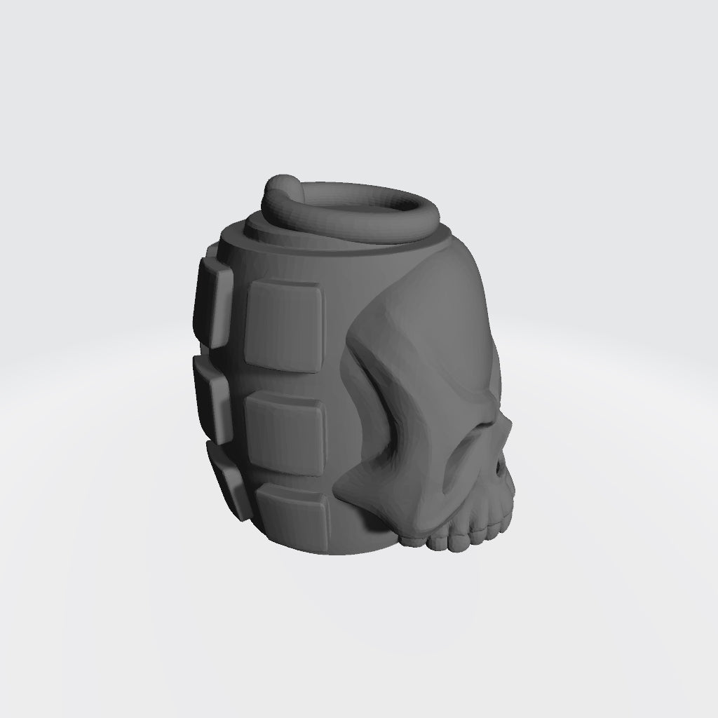 Weapon Grenade Blight Fat Quantity 5: Ranged Weapon for JoyToy Grimdark Marine Action Figures Custom 1:18th Scale Parts