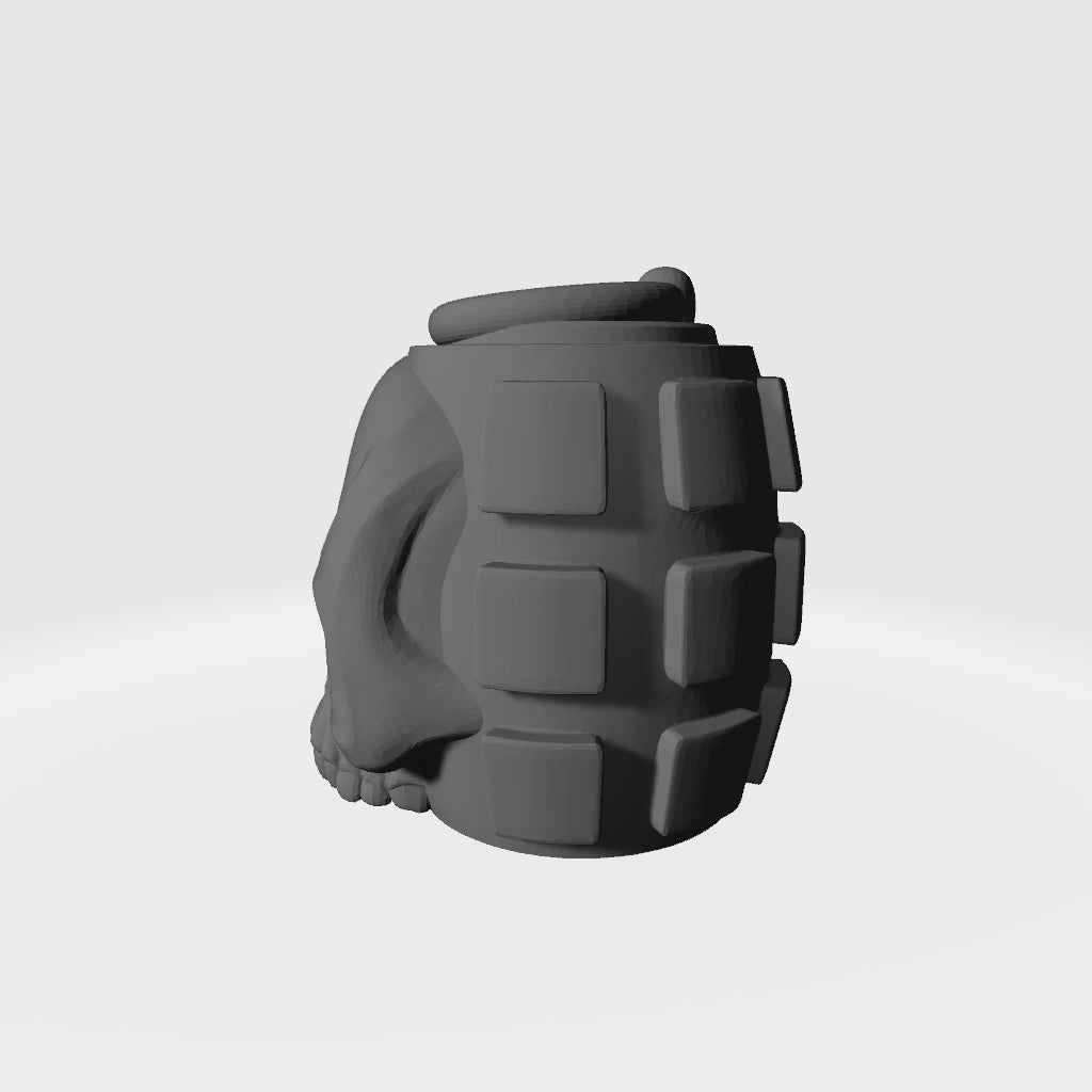 Weapon Grenade Blight Fat Quantity 5: Ranged Weapon for JoyToy Grimdark Marine Action Figures Custom 1:18th Scale Parts