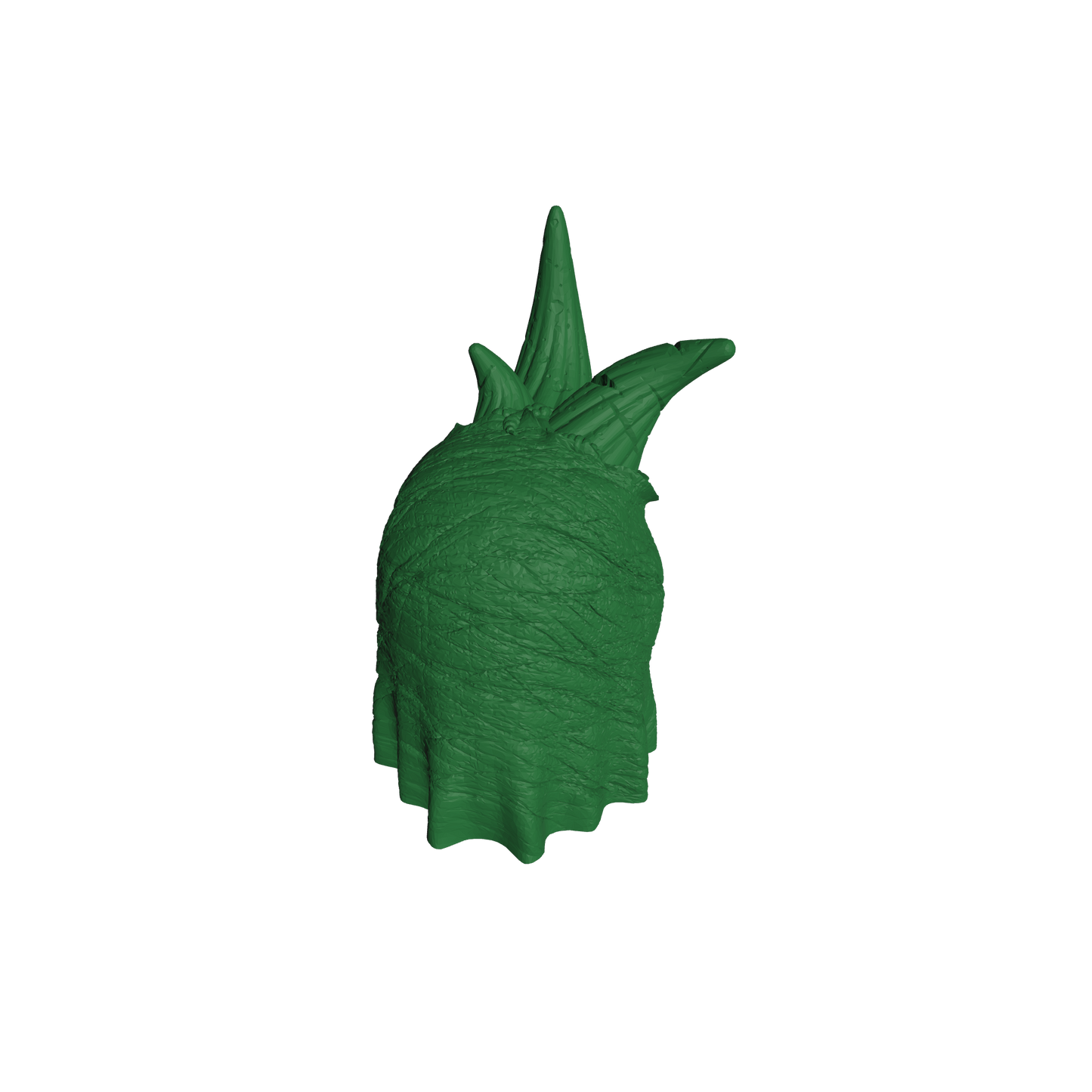Nurgle Legion Warrior Hooded Helm with Necrotic Damaged for JoyToy Traitor Marine Action Figures Custom 1:18th Scale Head Swap