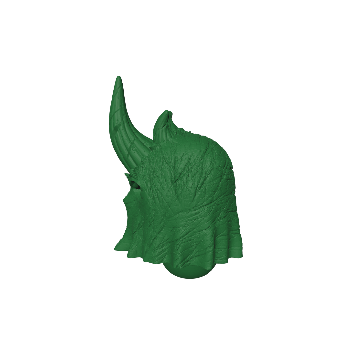 Nurgle Legion Warrior Hooded Helm with Necrotic Damaged for JoyToy Traitor Marine Action Figures Custom 1:18th Scale Head Swap